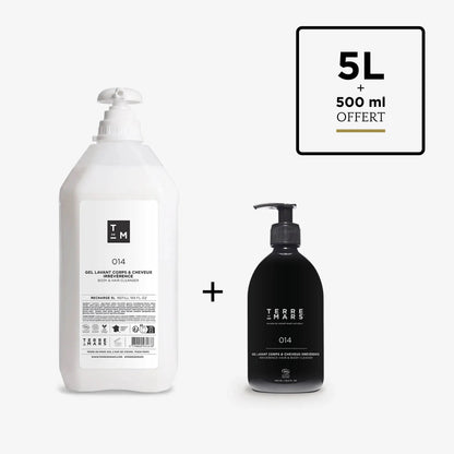 Irreverence body and hair cleansing gel