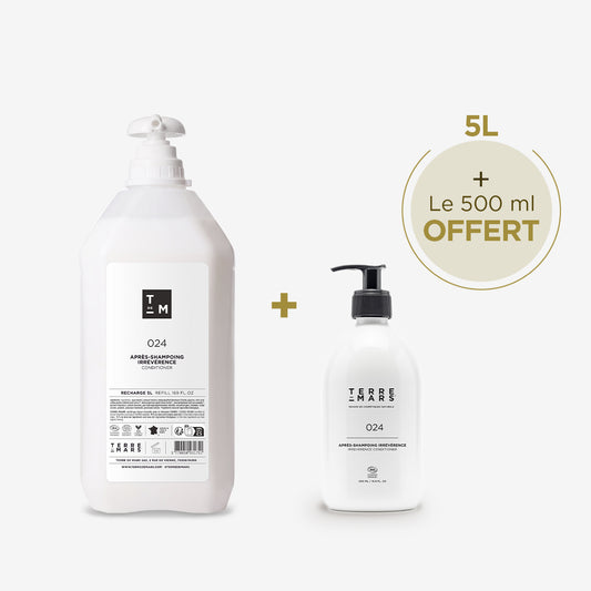 Après-Shampoing Irrévérence — 5L. + 500ml Offert