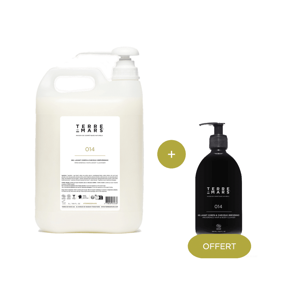 Washing gel body and irreverence hair — 5L. + 500ml offered