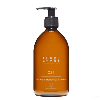 Elégance Body Cleansing Gel - Designed to provide a fresh feeling without drying the skin, it lets you enjoy a relaxing ritual, uplifted by the soothing scent of white tea. Suitable for sensitive skin. Certified