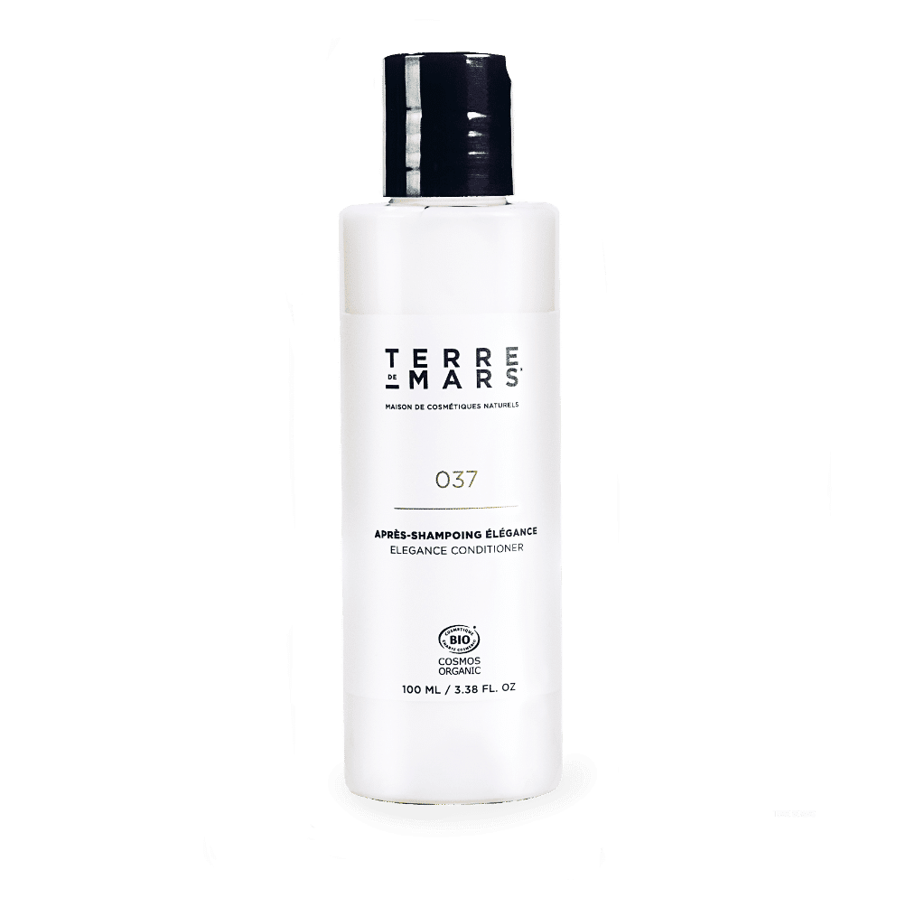 Après-Shampoing Elégance - Cet après-shampoing sans silicones a été testé sous contrôle dermatologique et convient à tous types de cheveux, même les plus fragiles. Ecocert, vegan et cruelty free. Fabriqué entièrement en France dans notre usine portant le