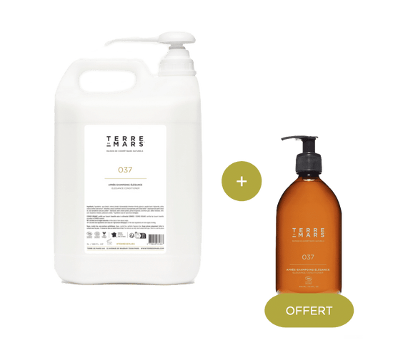 Après-Shampoing Elégance - Cet après-shampoing sans silicones a été testé sous contrôle dermatologique et convient à tous types de cheveux, même les plus fragiles. Ecocert, vegan et cruelty free. Fabriqué entièrement en France dans notre usine portant le