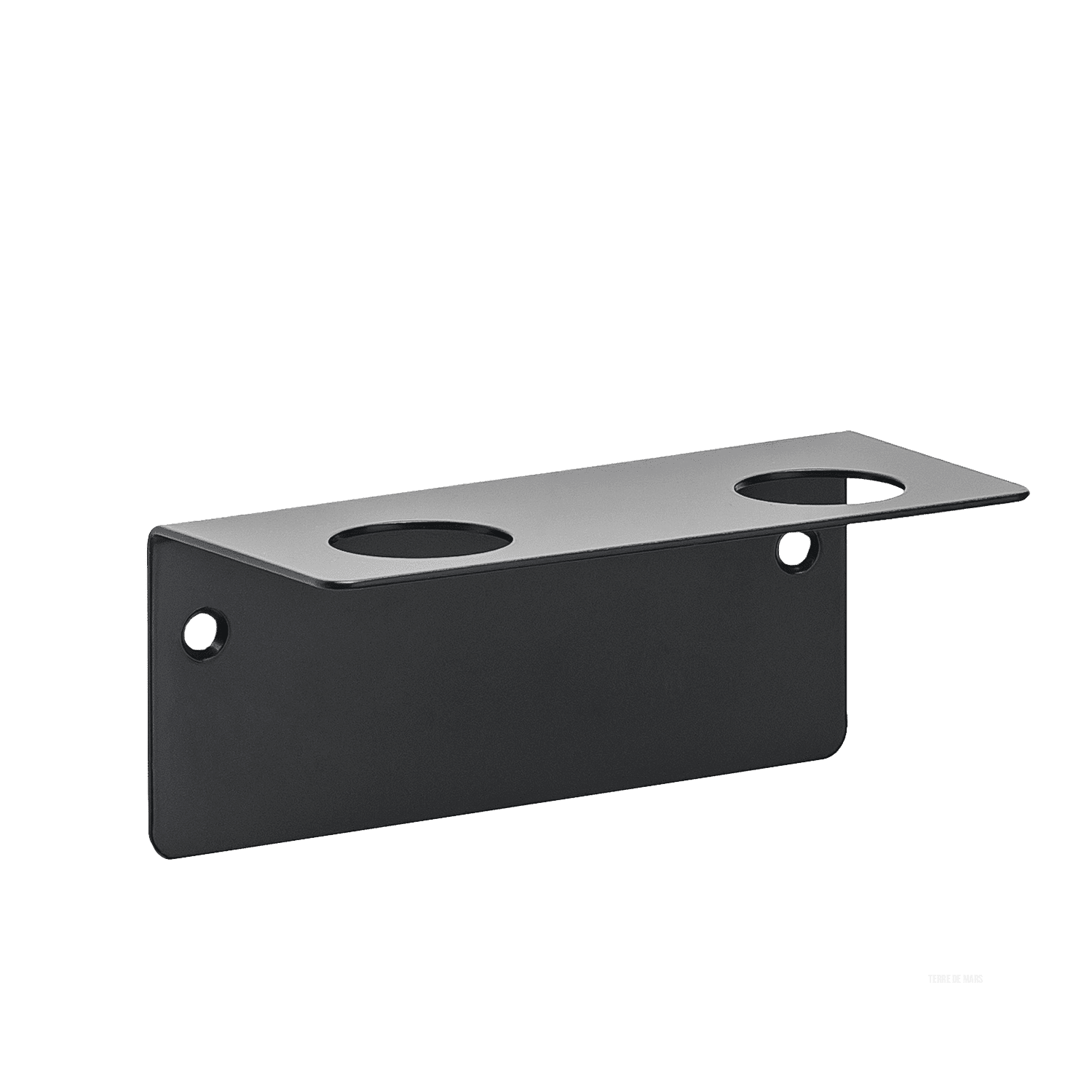 Porte Flacon - Support mural en acier inoxydable pour les flacons 500ml Terre de Mars.